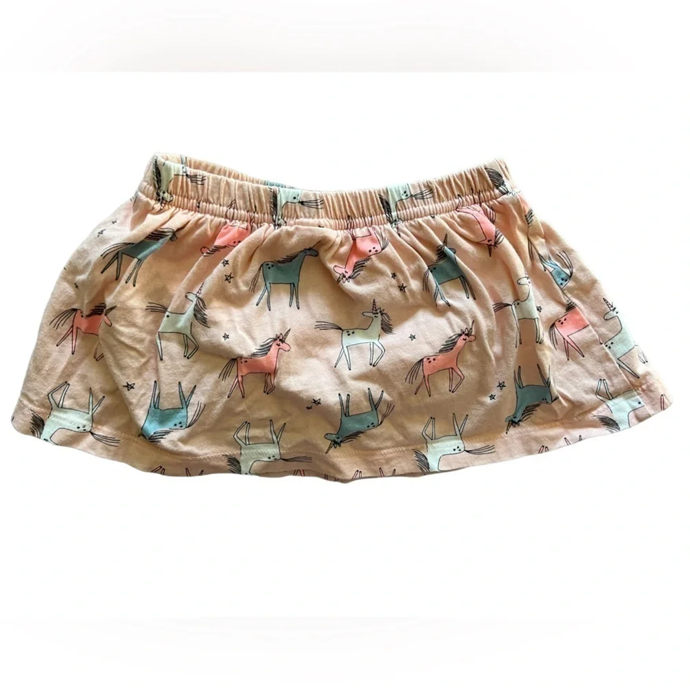 Carters 18-24 months pink unicorn skirt with attached undies